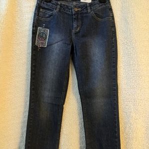 Girls adjustable waist jeans 14 Regular